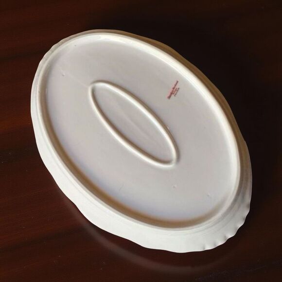 Antique Theodore Haviland Limoges Porcelain 11" Oval Serving Platter - Picture 3 of 3